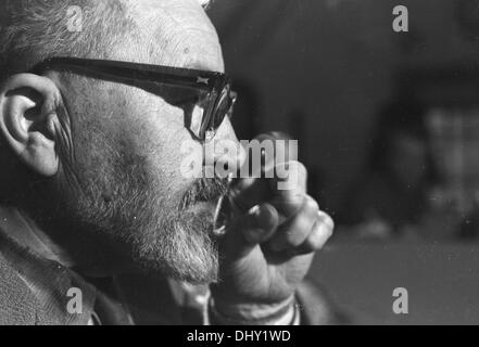 Jan Werich portrait. Czechoslovak  film, actor, writer, screenwriter, director Stock Photo