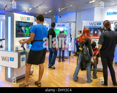 Nintendo World New York Store Interior, Rockefeller Center, NYC