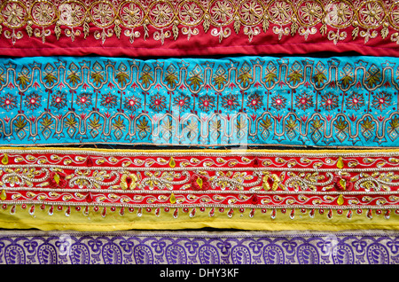 beautiful indian handmade decorative cloth background Stock Photo