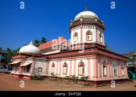 Shri Mahalasa Narayani Temple (18th century), Mardol, Goa, India Stock Photo