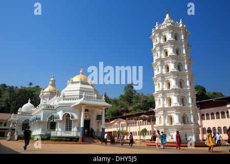 Nageshi temple (18th century), Bandora, near Ponda, Goa, India Stock Photo