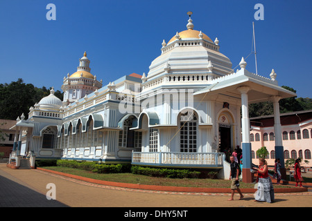 Nageshi temple (18th century), Bandora, near Ponda, Goa, India Stock Photo