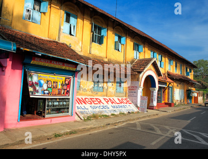 Street in the old town, Cochin, Kerala, India Stock Photo