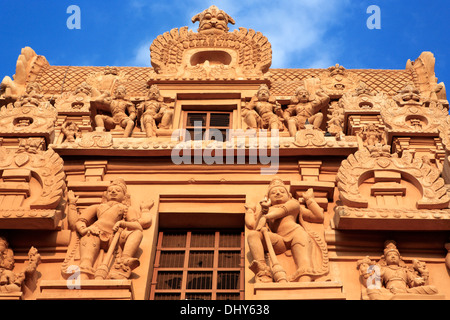 Brihadeeswarar Temple (11th century), Thanjavur, Tamil Nadu, India Stock Photo