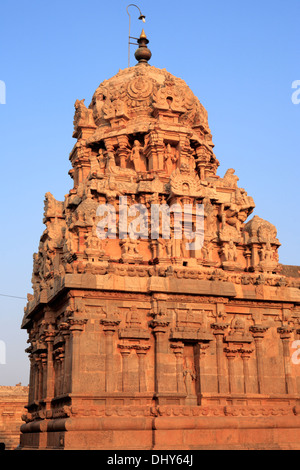 Brihadeeswarar Temple (11th century), Thanjavur, Tamil Nadu, India Stock Photo