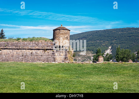 Ciudadela of Jaca, a military fortification in Spain Stock Photo