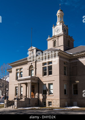 San Juan County Courthouse, Silverton, Colorado. Stock Photo