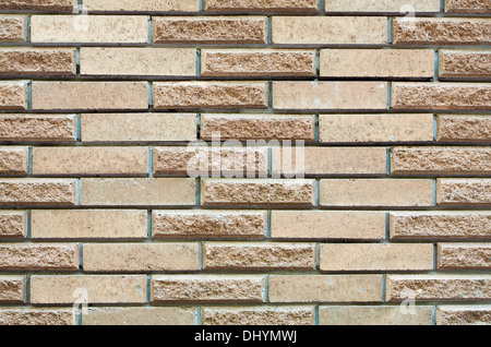 High resolution cream brick wall texture Stock Photo