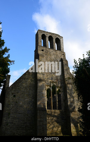 Malahide castle and Gardens Dublin ireland talbot botanic gardens church Stock Photo