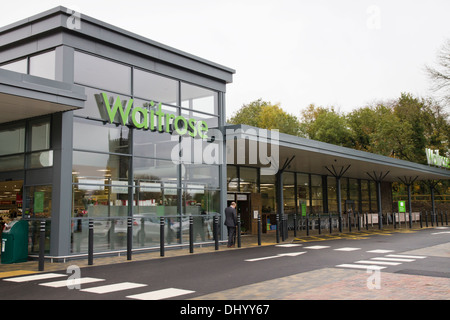 Waitrose in Chipping Sodbury a small rural  town in Gloucestershire England UK Stock Photo