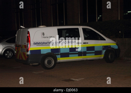A UK Home Office Immigration Enforcement van.