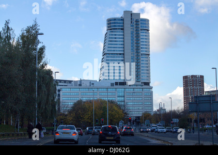 Bridgewater Place, nicknamed The Dalek in Leeds city centre West Yorkshire Stock Photo