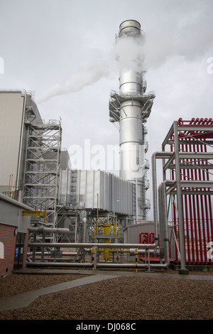 RWE npower Staythorpe gas-fired power station located in Nottinghamshire which can generate 1,650MW of electricity Stock Photo