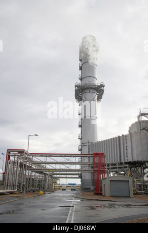 RWE npower Staythorpe gas-fired power station located in Nottinghamshire which can generate 1,650MW of electricity Stock Photo