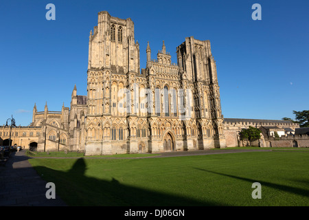 Wells Cathedral,  Church of England, Somerset, UK Stock Photo