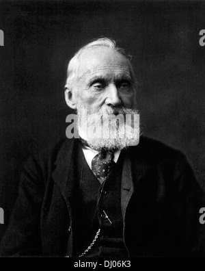 William Thomson, Lord Kelvin, 1st Baron Kelvin, British mathematical physicist and engineer. Stock Photo