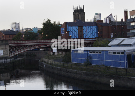 Crown Point Road Bridge, Leeds, West Yorkshire, UK Stock Photo