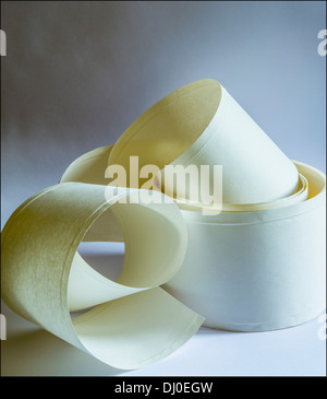 White paper rolls Stock Photo