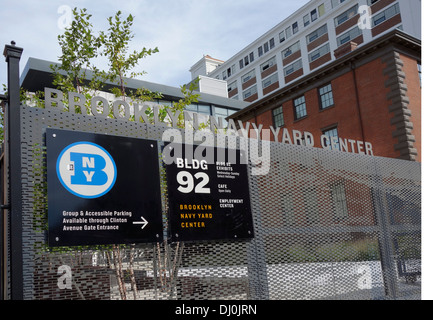 Brooklyn Navy Yard Center Museum New York City Stock Photo