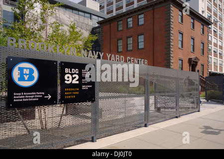 Brooklyn Navy Yard Center Museum New York City Stock Photo