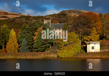 Duddingston Loch autumn Edinburgh Scotland UK Stock Photo