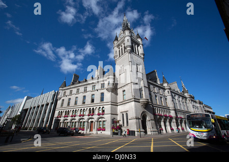 City of Aberdeen, Scotland. Picturesque view of Aberdeen’s Town House and Tolbooth. Stock Photo