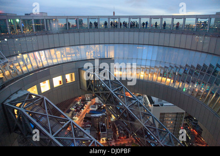 Japan, Osaka, Umeda Sky Building, Floating Garden Observatory, Stock Photo