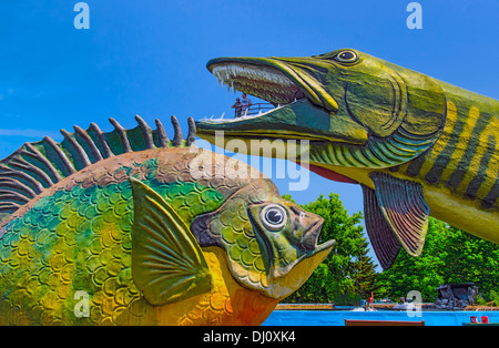 National Fresh Water Fishing Hall of Fame and Museum. Hayward Wisconsin WI  USA Stock Photo - Alamy