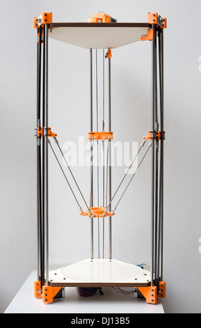 Open Source Delta 3D Printer Assembly Stock Photo
