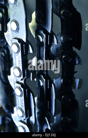 Chain chainsaw detail Stock Photo