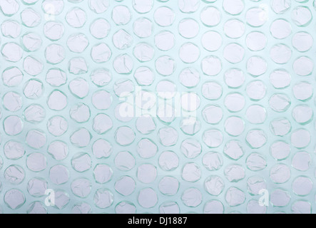 Green bubble wrap abstract background Stock Photo