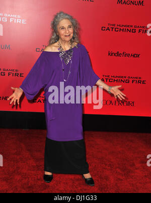 Los Angeles, California, USA. 18th Nov, 2013. Lynn Cohen attending the Los Angeles Premiere of ''The Hunger Games: Catching Fire'' held at the Nokia Theatre L.A. Live in Los Angeles, California on November 18, 2013. 2013 Credit:  D. Long/Globe Photos/ZUMAPRESS.com/Alamy Live News Stock Photo