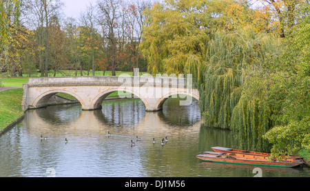 Bridge over the River Cam Stock Photo