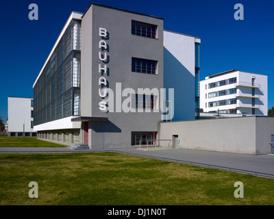 Bauhaus building, Dessau, Saxony-Anhalt, Germany Stock Photo