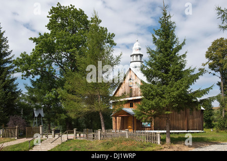 Greek-orthodox church (Cerkiew) Bandrów Bieszczady National Park southeast Poland Europe Stock Photo