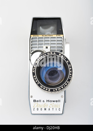 Bell & Howell Model 414PD Director Series Zoomatic 8mm Film Camera similar model that was used in ZAPRUDER film of assassination of JFK Stock Photo