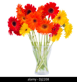 gerbera flowers in vase Stock Photo