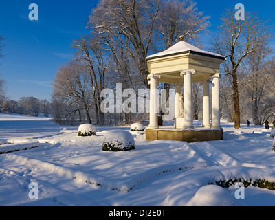 Temple of the Muse Calliope in Tiefurt Park, Thuringia, Germany Stock Photo