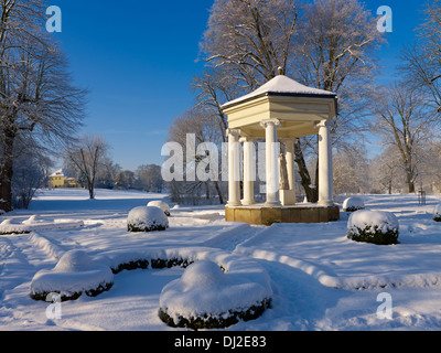 Temple of the Muse Calliope in Tiefurt Park, Thuringia, Germany Stock Photo