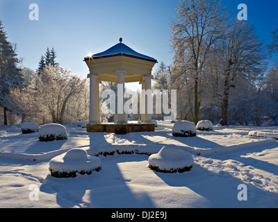 Temple of the Muse Calliope in Tiefurt Park, Thuringia, Germany Stock Photo