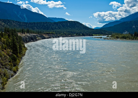 Fraser river,  Landscape, BC, Canada Stock Photo