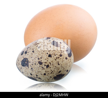 eggs, isolated on the ground glass with clipping paths, some pictures collected together to increase the focus areas Stock Photo