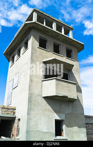 dh Stanger Head FLOTTA ORKNEY World War Two Signal Station lookout Stock Photo