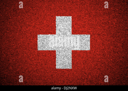 The Swiss flag Stock Photo