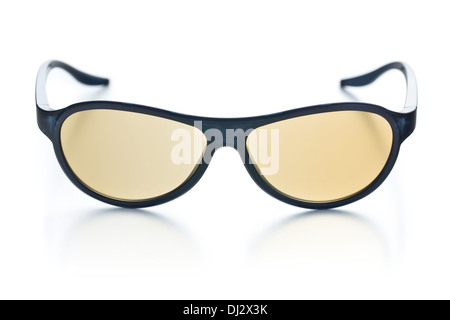 3d polarized glasses on white background Stock Photo