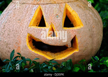 pumpkin grimace Stock Photo