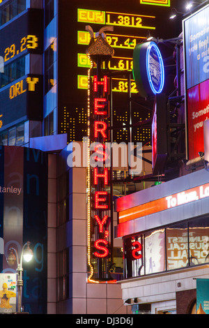 Hershey's store. Time Square, New York City, United States of America. Stock Photo