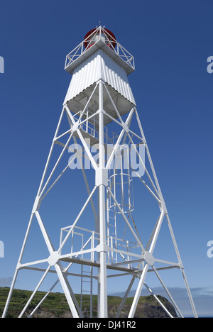 Lighthouse in Horta Stock Photo