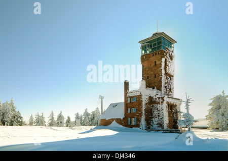 Hornisgrindeturm Black Forest Germany Stock Photo