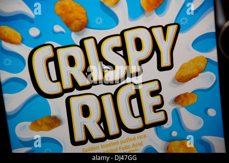 The Co-operative Crispy Rice breakfast cereal Stock Photo